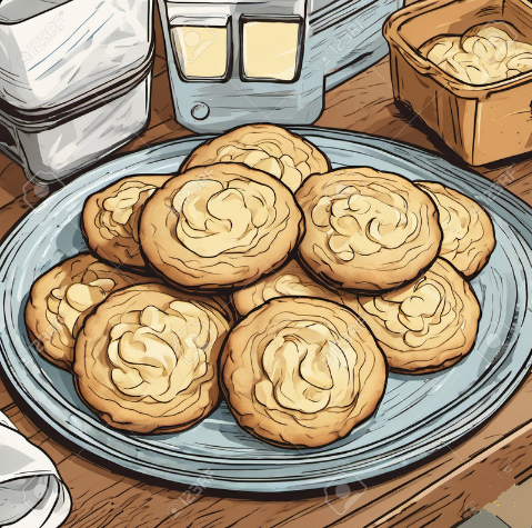 Butter Cookies Drawing